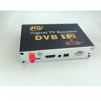 Mobile Digital Car DVB-T2 HD 1080P External Auto Tuner 100Km/h Digital TV Receiver Box Set Top DVB-T2