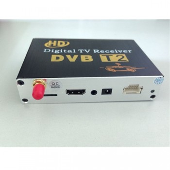Mobile Digital Car DVB-T2 HD 1080P External Auto Tuner 100Km/h Digital TV Receiver Box Set Top DVB-T2