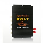 Dual Antenna Car HD Digital TV Turner Receiver Auto TV Box DVB-T DVB-T2 ATSC ISDB-T DVB-TMPEG-4 Two Chip Tuner High Speed