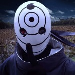 Naruto Cartoon Mask Uchiha Obito Mask COSPLAY Resin Mask