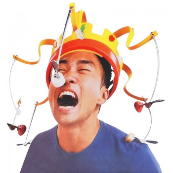 Crown food hat party toy fun spoof crown tidy hat eating spoof hat children party toys
