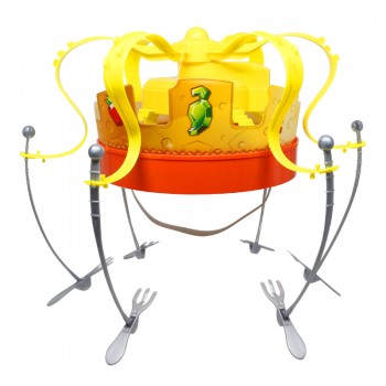 Crown food hat party toy fun spoof crown tidy hat eating spoof hat children party toys