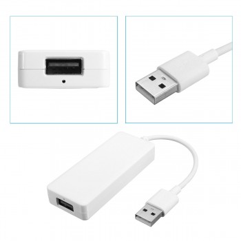 Vehemo USB White Car Link Dongle Auto Link Dongle Navigation Player Link Dongle Smart Link GPS Smart Supports for Apple CarPlay