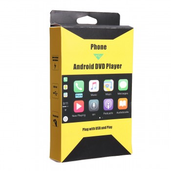 Vehemo USB White Car Link Dongle Auto Link Dongle Navigation Player Link Dongle Smart Link GPS Smart Supports for Apple CarPlay