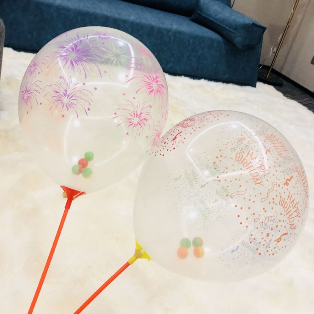 Inflatable Latex Belle Balloons Baby Born Kids Birthday Party Cartoon Hat Wedding Decor Helium Balloons Mix Colorful Printing