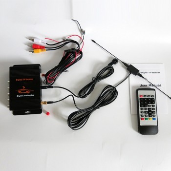 Digital TV Box Four-way Satellite Single Antenna Car Car High-definition Mobile Module Set-top Box Receiver Imports Super Chip