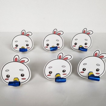 6 Pcs/lot Cute Colorful Cartoon Animals Whistles Children Birthday Party Blowing Dragon Blowout Baby for Birthday Party