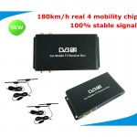 Lenvio 4 Antenna High Speed Car HD DVB-T2 MPEG4 Digital TV Box Receiver  Digital Car TV Tuner HD 1080P TV Receiver 180-200KM/H