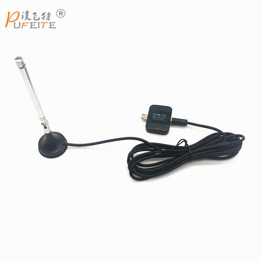 Portable Watch DVB T2 T Live Channel H.265/H.264 DVB-T2 Android Phone Pad Receiver Tuner Micro USB OTG HD Terrestrial TV stick