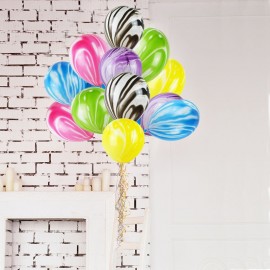 5pcs colourful Balloon Pink  Ballon Happy Birthday Balloon Baby Shower Decoration Kids Party Supplies cartoon hat