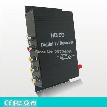 Car ISDB-T One Seg HD 1080P HDMI Digital CVBS Mobile Digital TV Receiver Mobile MPEG4 MPEG2 Digital TV Tuner HD Receiver Box Set