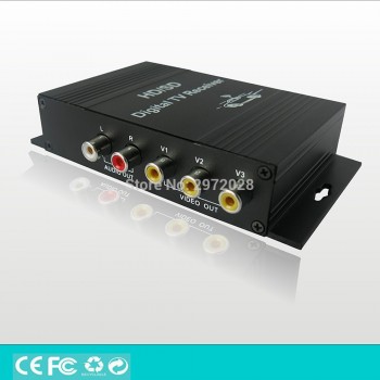 Car ISDB-T One Seg HD 1080P HDMI Digital CVBS Mobile Digital TV Receiver Mobile MPEG4 MPEG2 Digital TV Tuner HD Receiver Box Set