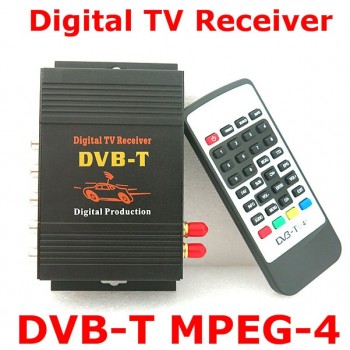 NAVITOPIA High quality Car Accessories Digital DVB-T MPEG-4 Digital TV Dual tuner receiver for Car Radio Player free shipping