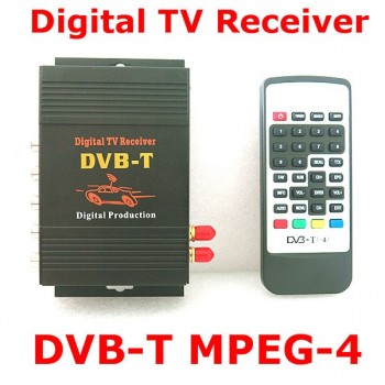 NAVITOPIA High quality Car Accessories Digital DVB-T MPEG-4 Digital TV Dual tuner receiver for Car Radio Player free shipping