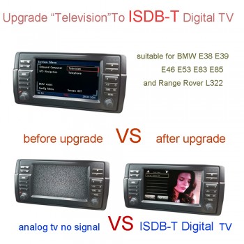 ISDB-T Digital TV For BMW E38 E39 E46 X5 E53 X3 E83 Z4 E85 ,Range Rover L322,Rover 75,MG ZT / MG ZT-T