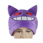 Kids Plush Cosplay Cartoon Hat Party Gengar Plush Hat Cap Cosplay Holloween