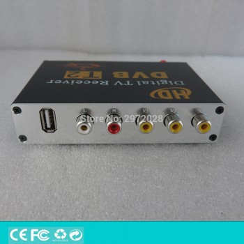 Car HD 1080P HDMI CVBS Mobile Digital TV Receiver Mobile Car DVB-T2 MPEG4 MPEG2 Digital TV Tuner HD Receiver Box Set