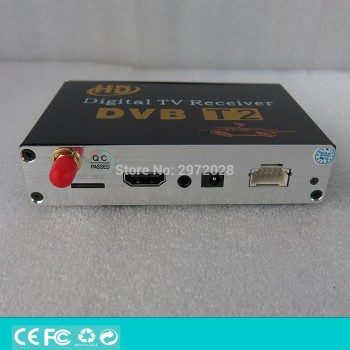 Car HD 1080P HDMI CVBS Mobile Digital TV Receiver Mobile Car DVB-T2 MPEG4 MPEG2 Digital TV Tuner HD Receiver Box Set