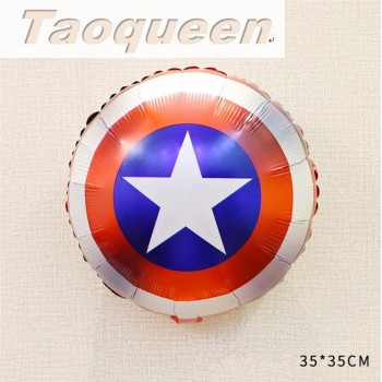 The Avengers foil balloons super hero helium globos Captain America superman ballon for boys birthday supplies cartoon hat