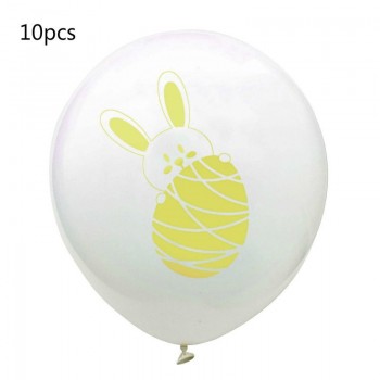 12 Inch Cute Bunny Latex Balloon Happy Easter Party Decor Children Birthday Party Baby Decor Cartoon Hat Toy Rabbit Air Balloon