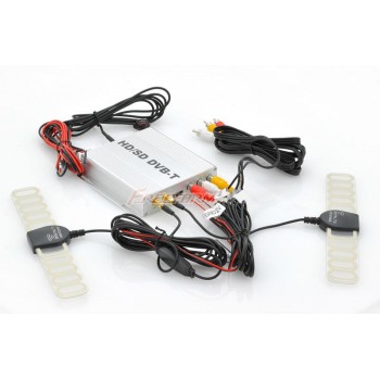 HD Digital TV Receiver Box DVB-T Tuner MPEG2 MPEG4 Car GPS Navigation