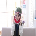 Dinosaur hood hat photo props cosplay toy hat plush toy Christmas Halloween birthday party dress up