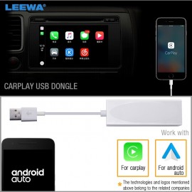 LEEWA USB DONGLE Work With Apple iOS CarPlay Android Auto For Car Android System Headunit Navigation Player  #CA3704