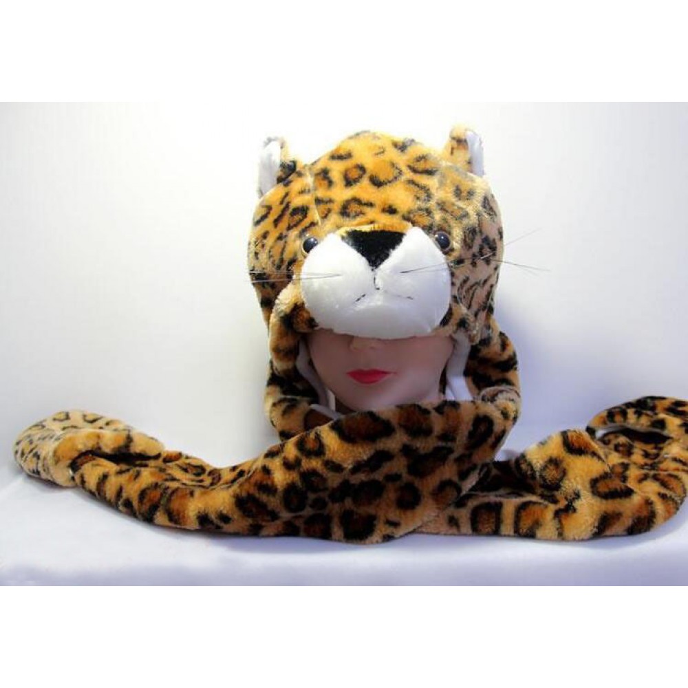 Cartoon Animal Hat Bomber Hat Plush Costume Hats Caps Christmas Gift Mask
