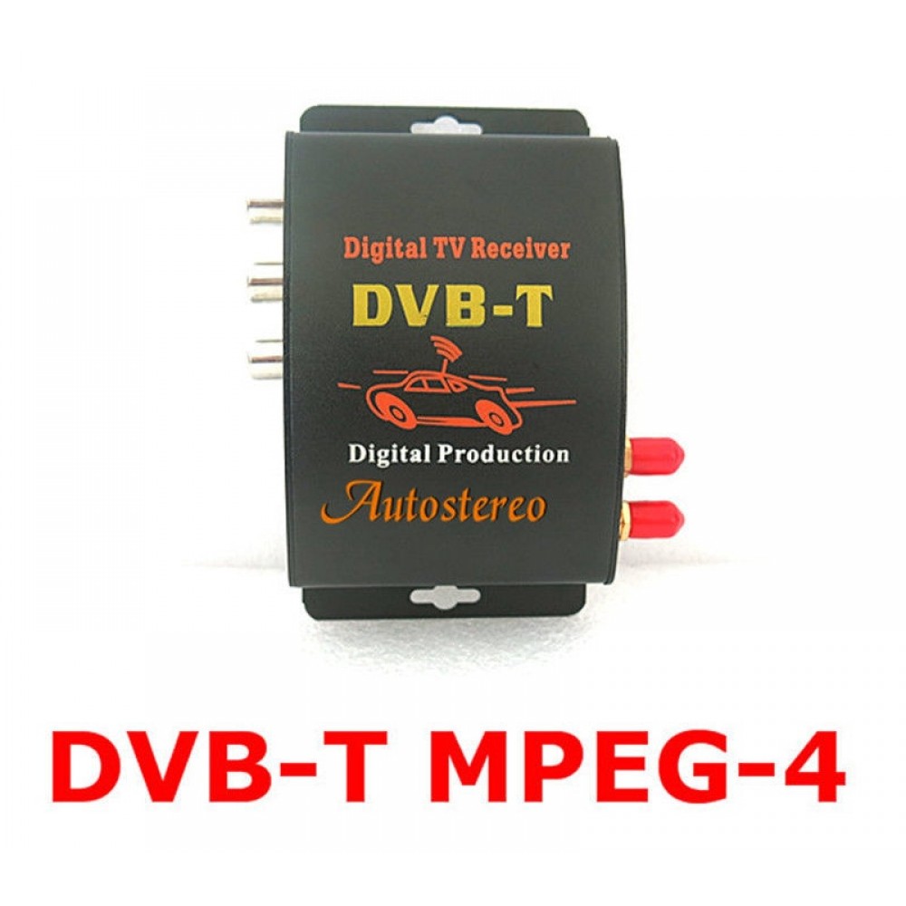Digital TV Dual Tuner Receiver Box Tuner for Car In Car Digital TV DVB-T MPEG-4
