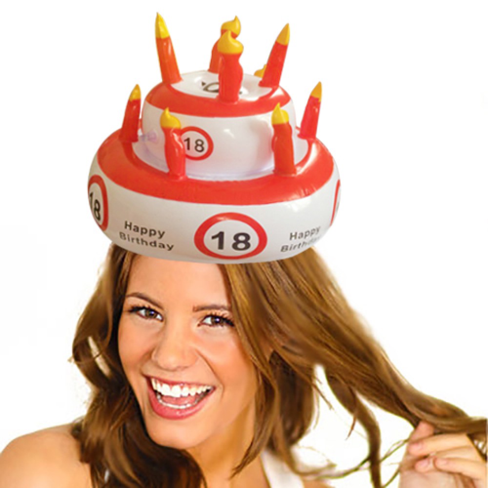 Cake Inflatable Hat For Kids Adults Birthday Party Toys Rabbit Ears Cap Deer Head Ferrule Tools Easter Christmas Decoration