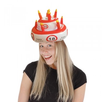 Cake Inflatable Hat For Kids Adults Birthday Party Toys Rabbit Ears Cap Deer Head Ferrule Tools Easter Christmas Decoration