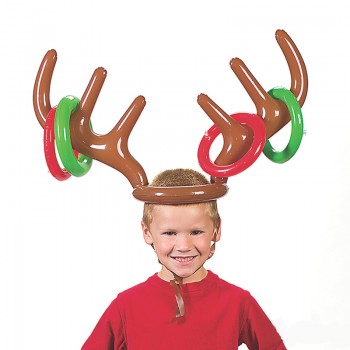 Cake Inflatable Hat For Kids Adults Birthday Party Toys Rabbit Ears Cap Deer Head Ferrule Tools Easter Christmas Decoration