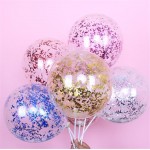 Cartoon hat 5pcs/lot Clear Balloons Gold Star Foil Confetti Transparent Balloons  Party Decorations Cartoon hat