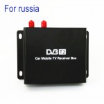 160-190km/h DVB T2 Car TV Tuner MPEG4 SD/HD 1080P DVB-T2 Digital TV Receiver for Europe Southeast Asia Russia Colombia