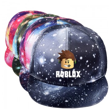 Kids Colorful Caps Hot Game Roblox Printed Cap Summer Unisex Casual Hats Boys Girls Hats Childrens Birthday Patry Gift Toy Hats