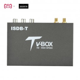 2 antenna Car Digital TV Box HD ISDB Full Seg Receiver ISDB-T Mini Mobile Digital TV Receiver for Japan brazil chile Peru