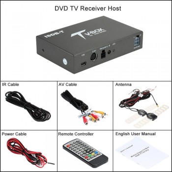 2 antenna Car Digital TV Box HD ISDB Full Seg Receiver ISDB-T Mini Mobile Digital TV Receiver for Japan brazil chile Peru