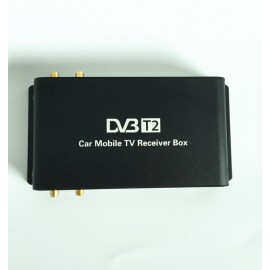 Ectwodvd Car DVB-T2 Digital TV receiver 4 tuner receiver for Russian Federation and other all countries with T2 signals
