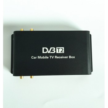 Ectwodvd Car DVB-T2 Digital TV receiver 4 tuner receiver for Russian Federation and other all countries with T2 signals