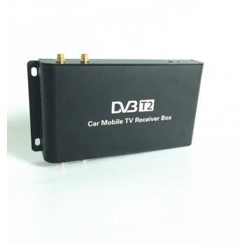 Ectwodvd Car DVB-T2 Digital TV receiver 4 tuner receiver for Russian Federation and other all countries with T2 signals