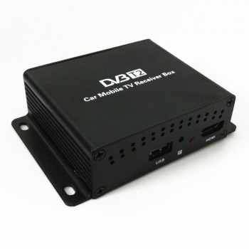 Two Chip DVB-T2 MPEG-4 MPEG-2 Car Digital TV Receiver Box For Russia Thailand Singapore Indonesia Support 160-180km/h Speed