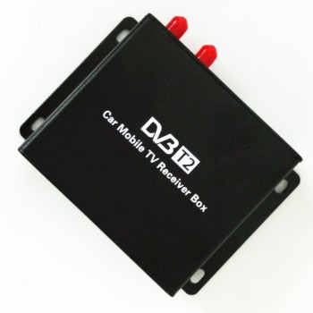 Two Chip DVB-T2 MPEG-4 MPEG-2 Car Digital TV Receiver Box For Russia Thailand Singapore Indonesia Support 160-180km/h Speed