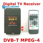 2 Tuners External Mobile DVB-T MPEG-4 Auto DVBT MPEG4 Digital TV Receiver Box With Remote Control For Car DVD GPS Player