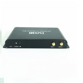 Newest 4 Mobility Chip High speed 4 Tuner Car DVB-T2 Tuner  Digital Car Tv Tuner MPEG4 Car mobile digital DVB T2  Receiver