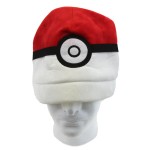 Kids Cosplay Cartoon Hat Party POKv BALL - Soft Plush Cap New  Pocket Monsters Red Blue  Cosplay Hat