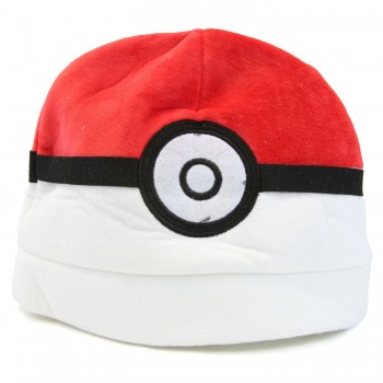 Kids Cosplay Cartoon Hat Party POKv BALL - Soft Plush Cap New  Pocket Monsters Red Blue  Cosplay Hat