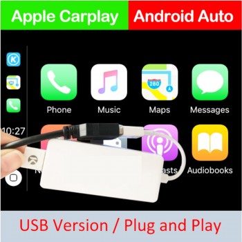 Plug and Play Touch Screen Apple CarPlay Android Auto USB Dongle for Android Navigation Player system