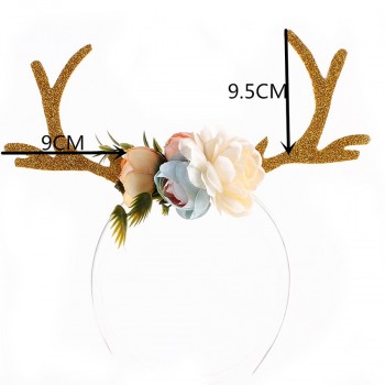 Christmas Headbands Hat Fancy Dress Reindeer Antlers Santa Xmas Party Kids Adult children Kids Party Cartoon Hats