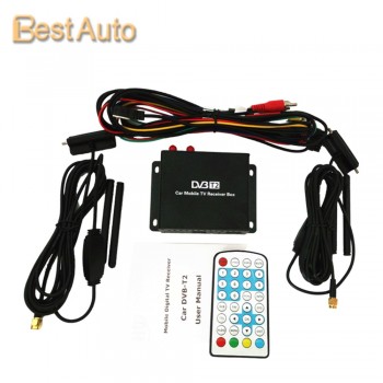 High quality Good Signal TV Receiver Car Digital TV Box DVB-T2 TV Box Digital TV Receiver with Dual Tuners for Russia