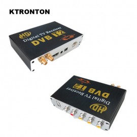 80-110km/h Car DVB-T2 Digital TV Receiver Box with Dual Tuner Antennas and MPEG4 AVC/H.264 HDMI USB CVBS Multimedia play and PVR